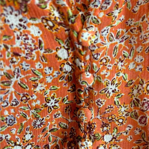 Free People gorgeous floral shirt - Picture 3 of 5